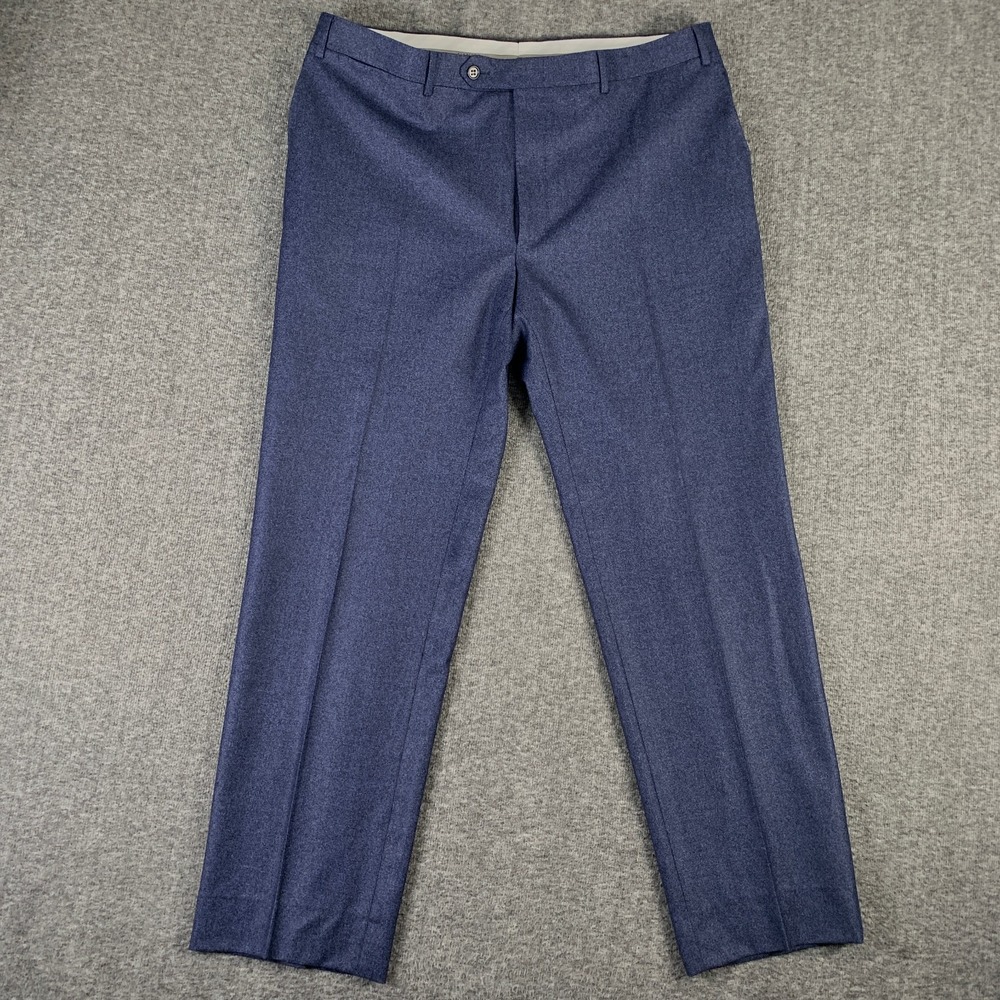 Canali Wool Pants Men 38x29 Trousers Slacks Wool Modern Luxury Made in Italy